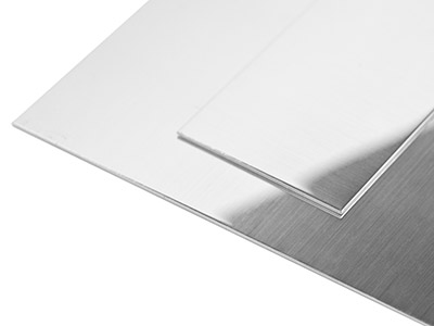 18ct White Gold Sheet 1.50mm, 100 Recycled Gold