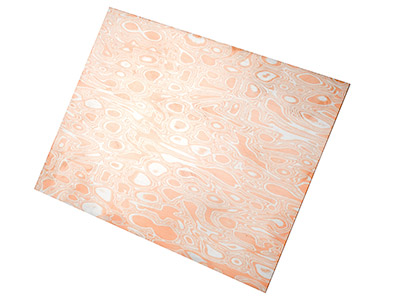 Silver Mokume Gane Pattern Sheet   0.5mm