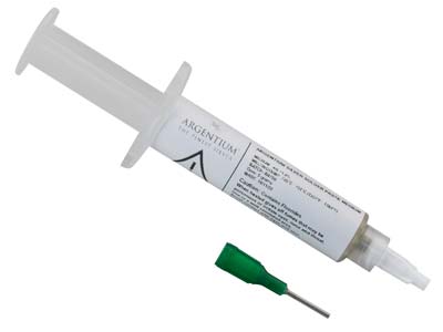 Argentium Silver Solder Paste 5g   Medium, Syringe