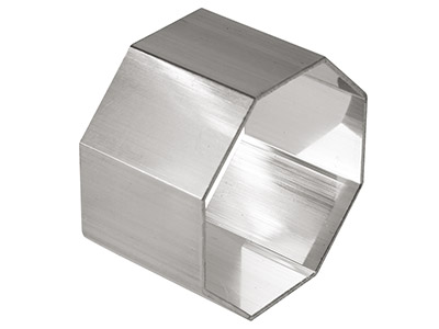 Sterling Silver Napkin Ring Octagonal 43mm