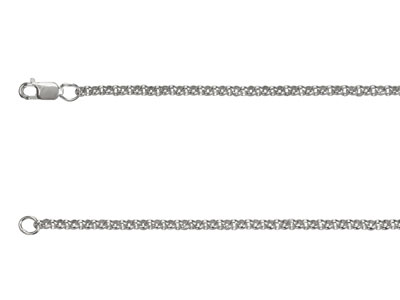 Argentium 960 2mm Round Belcher    Chain 1640cm